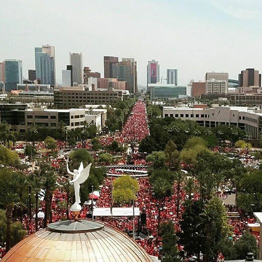 Picture of teacher walk out