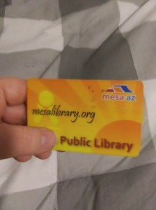 My library card